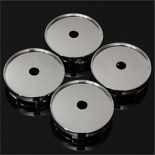4x 60mm Car Alloy Wheel Center Hub Caps Sticker Tyre Trims For Golf BMW