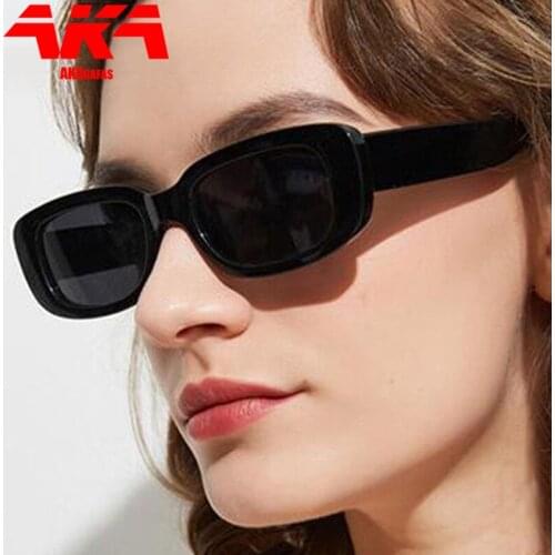 AKAgafas Rectangle Oval Sunglasse Women 2021 Vintage Glasses Women/Men Square Retro Eyeglasses Women Luxury Gafas De Sol Hombre
