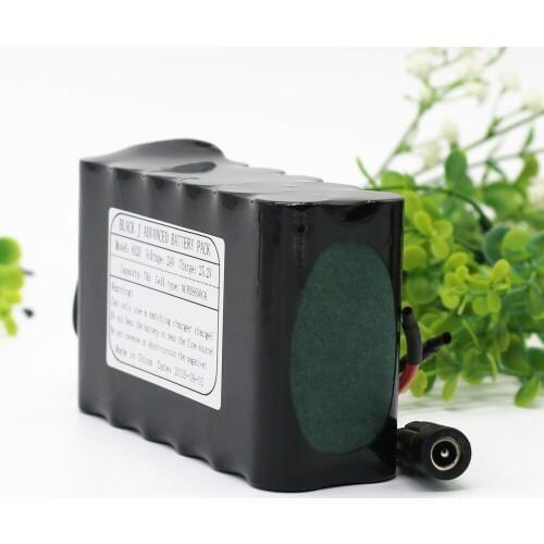 KLUOSI 24V Battrey 6S2P 25.2V 7Ah NCR18650GA Li-Ion Battery Pack with 20A Balanced BMS for Electric Motor Bicycle Scooter Etc