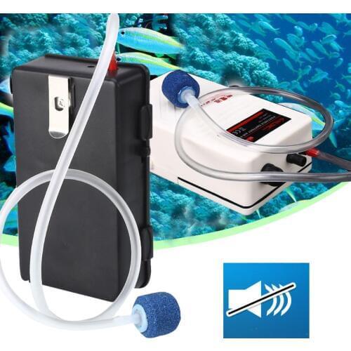 Mute Air Pump Aerator Aquarium Oxygenated Bait Battery Tool Fish Tank Oxygen for Portable Aquarium Tank Accessories Power Saving