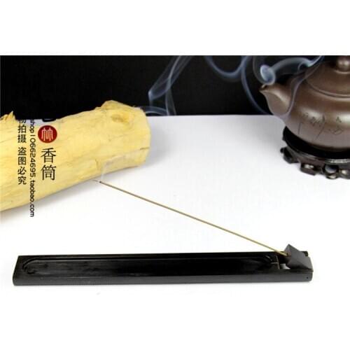 Ebony long insert plug wire sweet sweet Aloes, sandalwood lie xiang xiang furnace incense box there are equipment wholesale