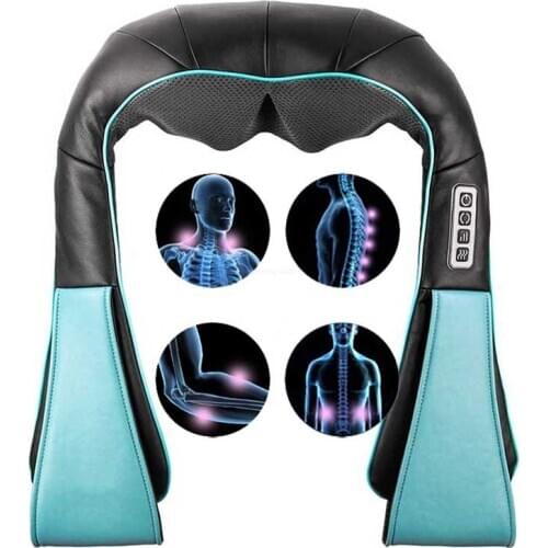 Neck Massager Electric Infrared Heating Massager Back Full Body Acupressure Massager Physiotherapy Instrument