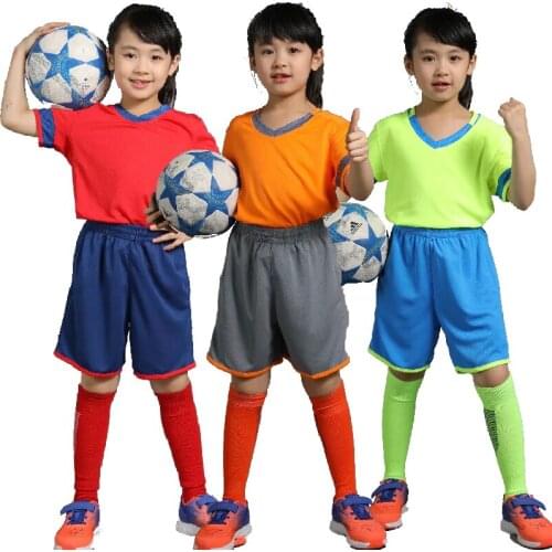 Football Jersey Children Sets football uniforms boys and girls Sport Kit Clothing Men Women Survetement Football training Jersey