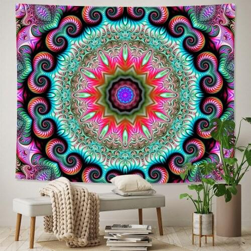 Indian Mandala large size home art decorative tapestry background wall Hippie Bohemian decorative sheet sofa blanket