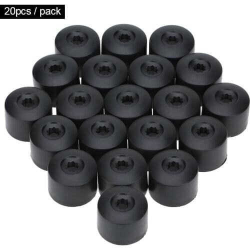 Car Style Car Wheel Nut Bolt 20Pcs 17mm Cap Removal Tool for VW Golf Bora Passat for Carswheel nut cover for Passat Beetle