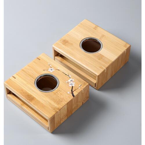 LUWU natural bamboo tea fire stoves Bamboo tea warmer accessories