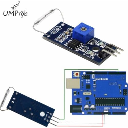 LM393 Reed sensor Module Magnetron Module Reed Switch for arduino Diy Kit