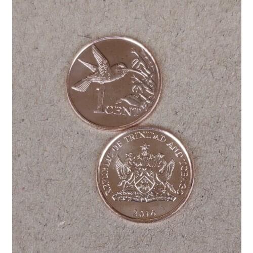 Trinidad and Tobago 1 cent18mm America Coins New Original Coin Unc Commemorative Edition 100% Real