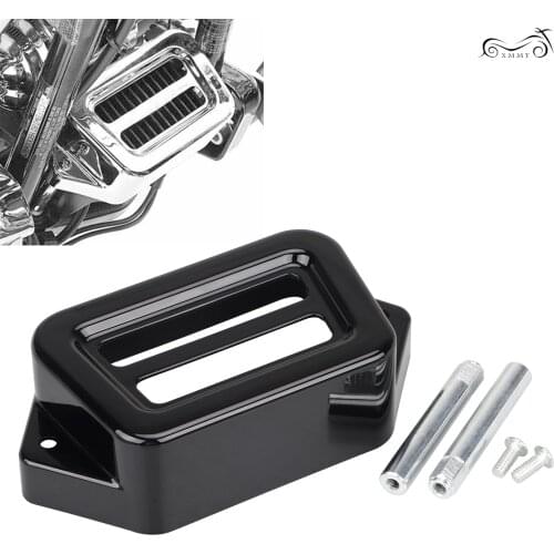 Motorcycle Black Voltage Regulator Cover Kit For Harley Road King 1997-2008 Electra Glide FLHT Classic FLHTC Street Glide FLHX