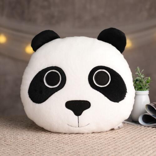 Stuffed Soft Toy Baby Kids Panda Pillow, 13.5in
