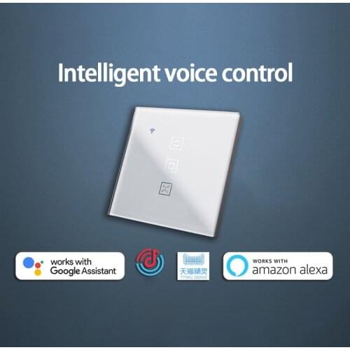 Tuya Smart Life WiFi Curtain Blind Switch For Roller Shutter Electric Motor Google Home Alexa Echo Voice Control DIY Smart Home