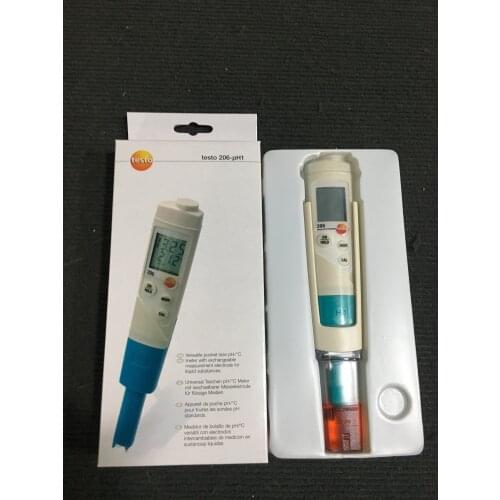 Testo 206-pH1 PH/Temperature Measuring Instrument 0563 2061 IP68 PH Meter For Liquids