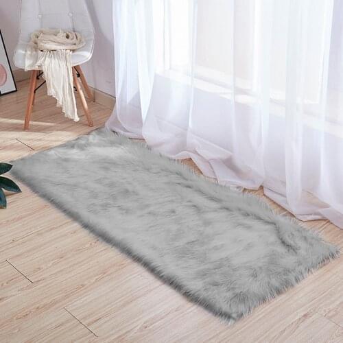Super Soft Faux Fur Fluffy Rug Floor Carpet for Living Room Bedside Sofa