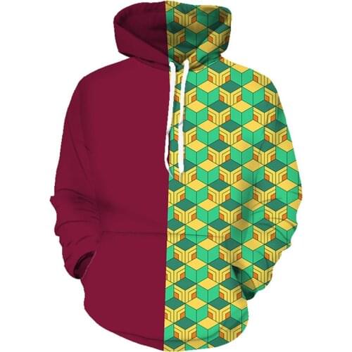 Demon Slayer Kimetsu no Yaiba Cosplay Tomioka Giyuu Hoodie Pullover Sweatshirt Coat Cool Unisex Hoodies Tracksuit