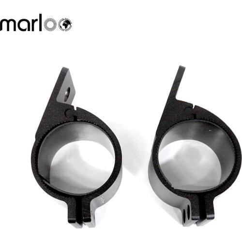 Marloo 66mm - 71mm ( 2.4" - 2.6" ) Universal Bull Bar Bumper Bracket Tube Clamp For HID Offroad LED Work Light Bar Mounting Kit