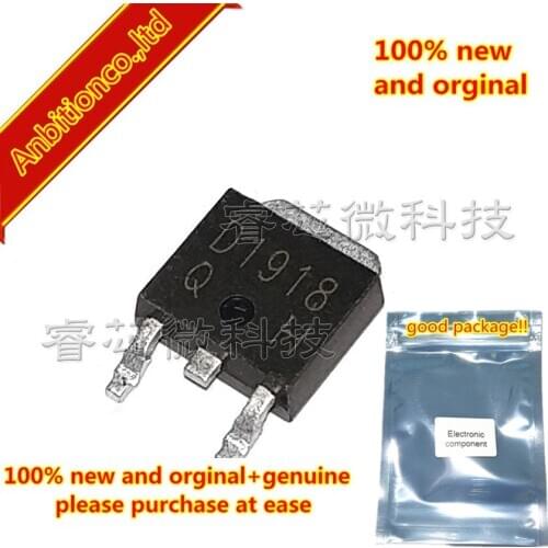 10pcs 100% new and orginal D1918 2SD1918 Power Transistor (160V , 1.5A) in stock
