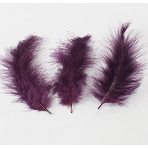 100 pcs Plum Red 14 Cm Feather Bird Brigadier henna Night wedding Candy Decoration Material wedding bride mariage хна henna