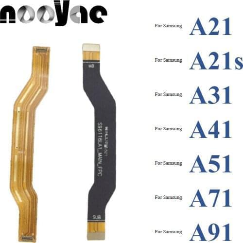 Main Motherboard Board LCD Display Connect Flex Cable Ribbon For Samsung Galaxy A21 A21s A31 A41 A51 A71 A91 5pcs/lot