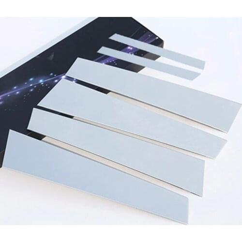 Aluminum Alloy Car Window Center Pillar Molding Trim Fit For Mercedes Benz W222 S-Class S400L S320L S500 2014-2019 Accessories