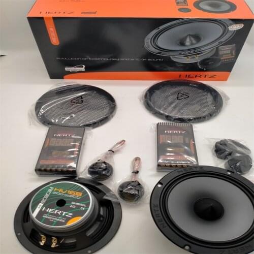 Free Shipping 6 Sets HERTZ 2 WAY SYSTEM 165'' 250W Car Speaker DWR SURROUND Manufactured by elettomedia ltaly good quality
