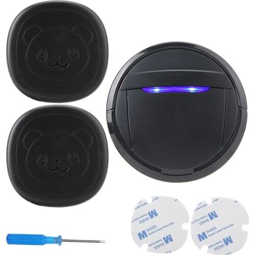 Wireless Waterproof Touch Button Dog 300m Remote Control Smart Training Door Bell SOS Caller 2 Transmitters 1 Receiver