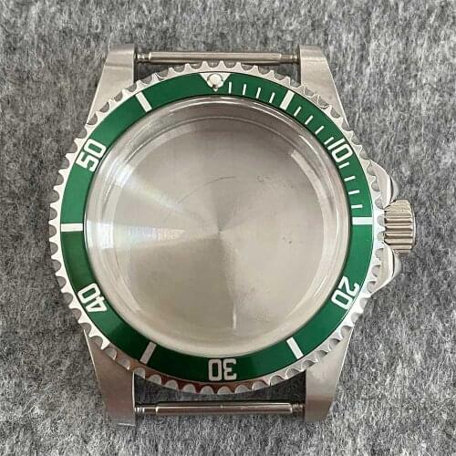 Stainless Steel Watch Case for NH35 Retro Upgrade Version Convex Mirror Case Sapphire Glass Case for NH36 Mechanical Movement