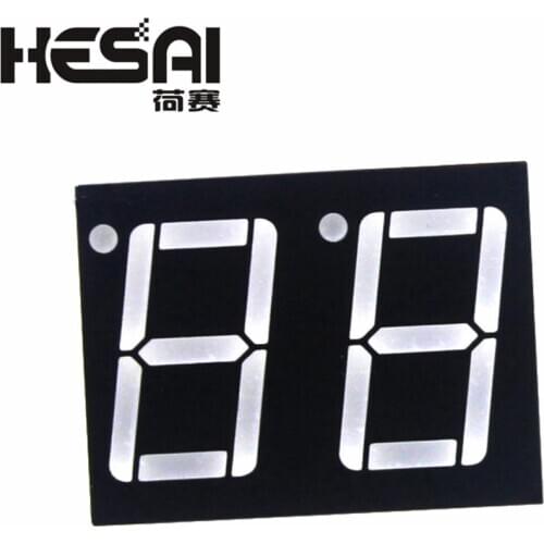10pcs 0.56inch 7 Segment 2bit Digital Tube Red Common Cathode LED Digit Display 0.5inch 0.5 0.56 inch 0.56'' 0.56in. two 2 bit