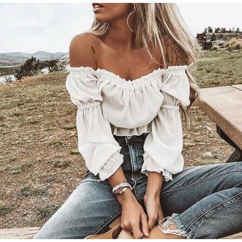 CYWANGCANCAN Womens White Shirts