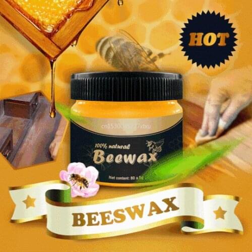 1PC Wood Seasoning Beeswax Household Polishing Furniture Care Wood Cleaning Polished Chairs Cabinets Wear-Resistant Wax Dropship