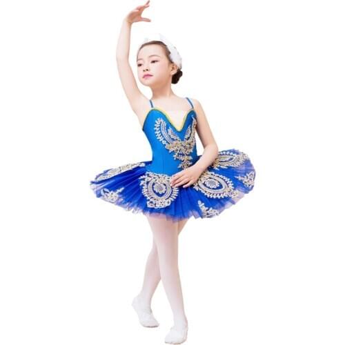 Children ballet skirt Little Swan Dance Performance dress girl suspender Tutu Skirt princess skirt performance training clothes