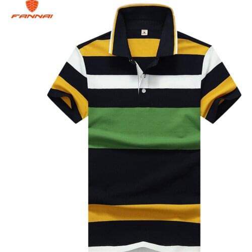 FANNAI Mens Summer Polos