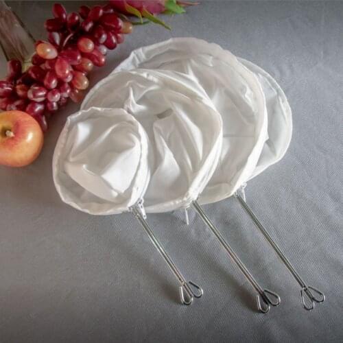 Milk Tea Filter Bag With Handle Steel Ring Coffee Cotton Cloth Filter Bulk Foam Filter Kitchen Accessories