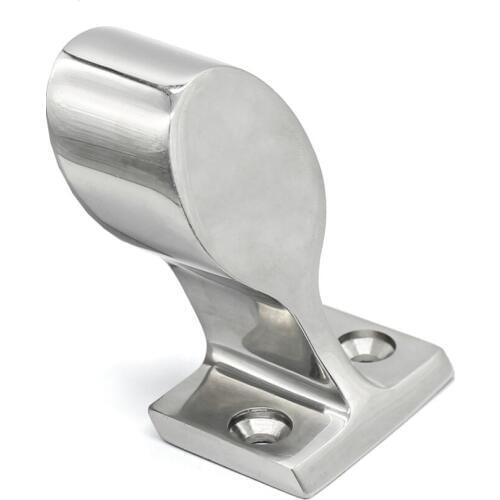 One Side Open 25MM 7/8-Inch Marine boat front Stanchion Hand Rail Fitting