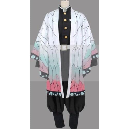 Customize Kimetsu no Yaiba Shinobu Kocho Cosplay Costume Outfit