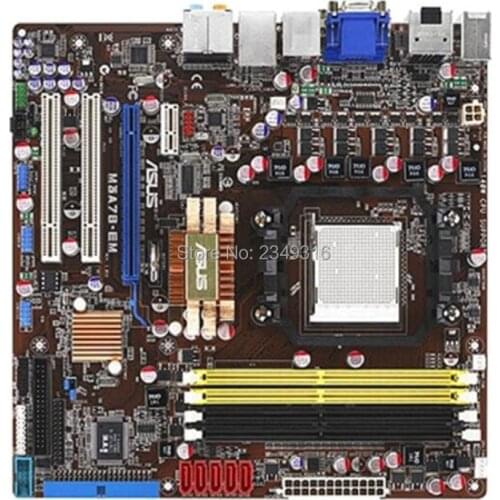 For Asus M3A78-EM Desktop Motherboard 780G Socket Socket AM2 DDR2 Original Used Mainboard