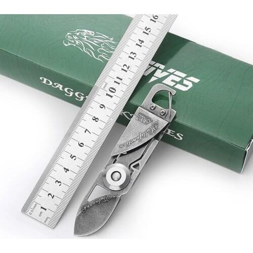 Mini Multi Function Outdoor Tactical Rescue Tools Folding Hunting Knives for Self-Defense Survival Climbing Riding Camping