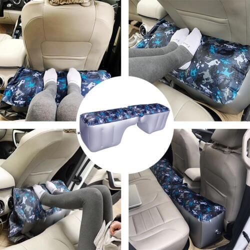 Upgraded Auto Car Air Mattress Inflatable Back Seat Bed Gap Pad Air Self-driving Tour Bed Cushion Universal For Car Travel Camp