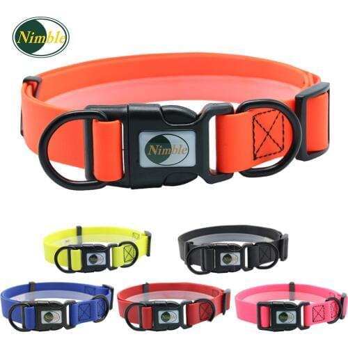 Nimble New High Quality Pet Dog Collar PVC Waterproof Cat Collar Anti Dirty Easy To Clean For Big Small Dogs Puppy Pet Supplies
