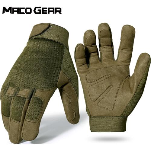 Outdoor Sports Tactical Gloves Training Army Climbing Shooting Cycling Ski Bicycle Wearproof Riding Mtb Road Bike Mittens Men