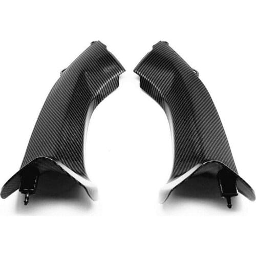 Fit For KAWASAKI ZX-10R 2006 2007 Carbon Fiber Paint Front Dash Air Intake Ram Fairing