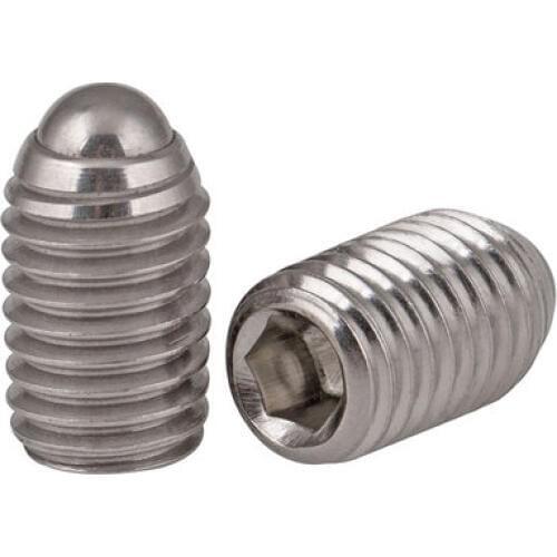 M16*25/30mm 304Stainless Steel T-DIN Standard Wave Positioning Beads Set Screws Bolt Hex Socket Head Ball Spring Plunger Plug