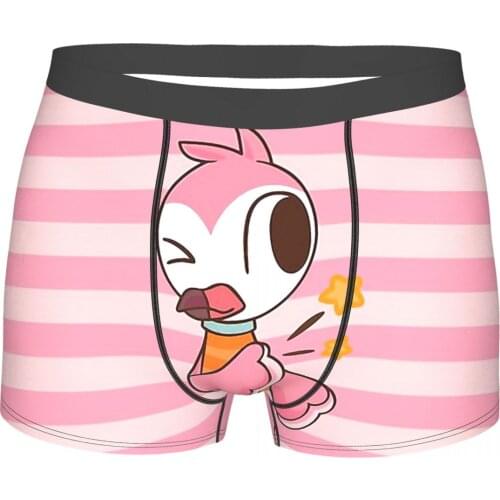 Adopt Me Game Flamingo Albertsstuff Click Underpants Cotton Panties Male Underwear Comfortable Shorts Boxer Briefs