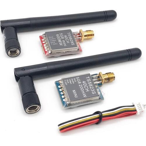 TS5828S 600MW /TS5823S 200mw 5.8G 40Ch FPV Audio Video Micro Transmitter and camera for Mini FPV Quadcopter Drone