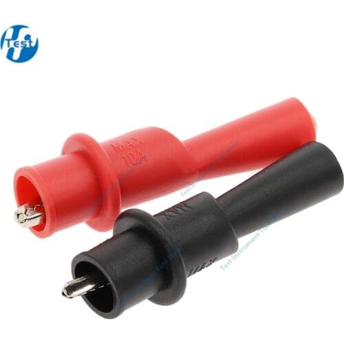 1 Pair Alligator Crocodile Test Clip Clamp For Multimeter Tester Probe New