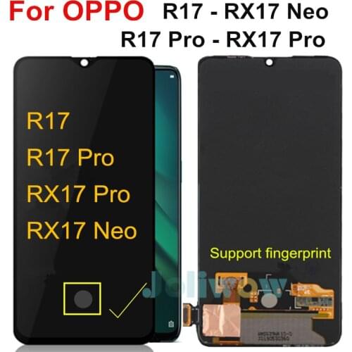 100% Tested work OLED for OPPO R17 Pro LCD screen for OPPO R17 RX17 Pro RX17 Neo LCD Display Touch Screen Digitizer Assembly