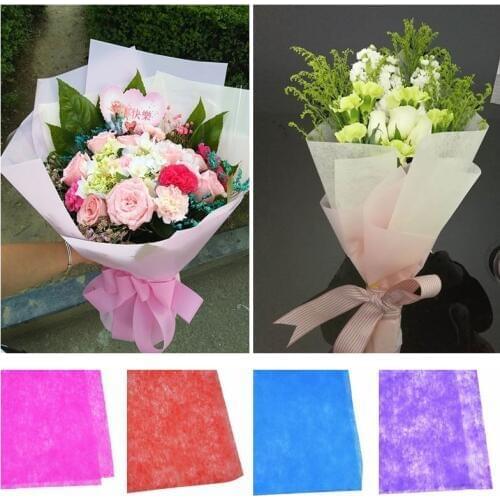 10pcs/lot Multicolor Tissue Paper Flower Wrapping Paper Gift Packaging Craft Paper Roll Wine Packing Material