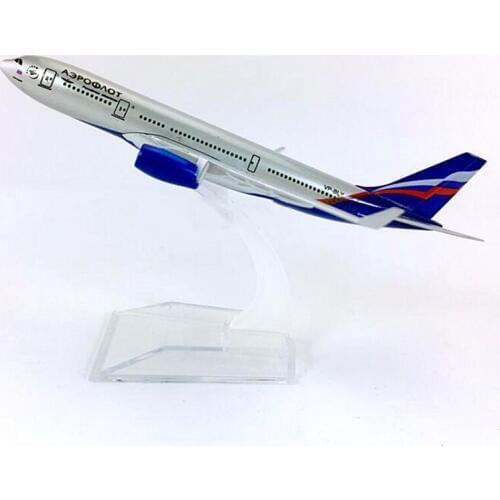 16CM Airbus A330 Aeroflot Russian Airlines airplane Metal Alloy Plane models child gift plane models Aircraft Collectible
