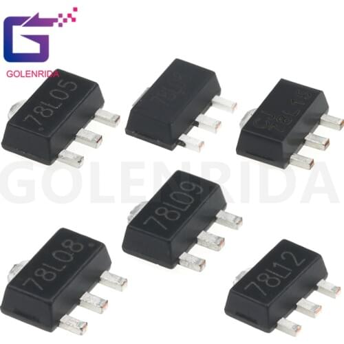 20pcs/lot 78L05 78L06 78L08 78L09 78L10 78L12 78L15 SOT-89