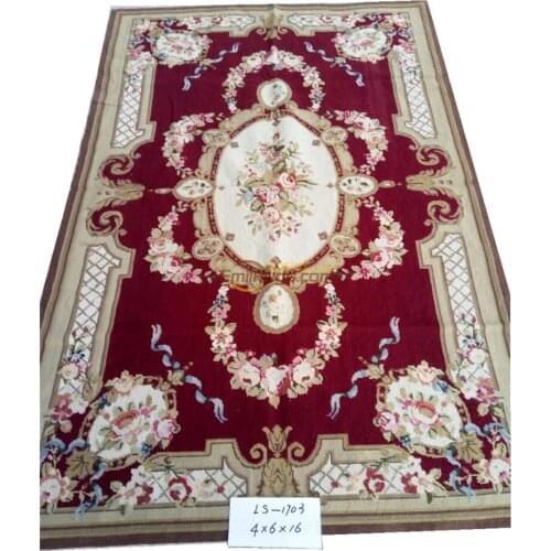 Aubusson needlepoint rug living room carpet hand knitted carpets wool carpets for living room large living room rugs