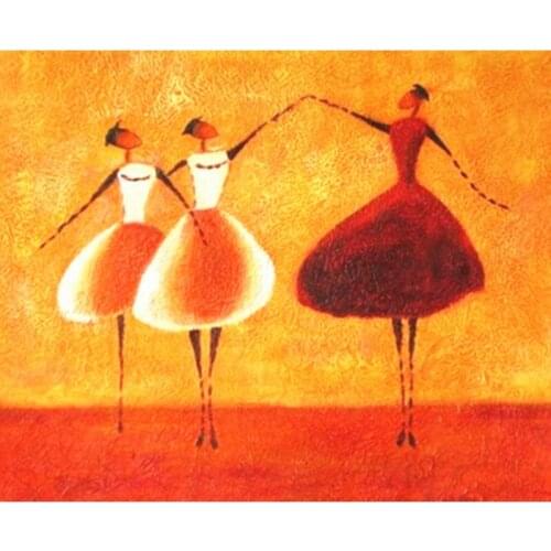 Sand painting dance Figure DIY Painting By Numbers Wall Art Picture Acrylic Painting For Home Decoration Drop Shipping 60x75cm